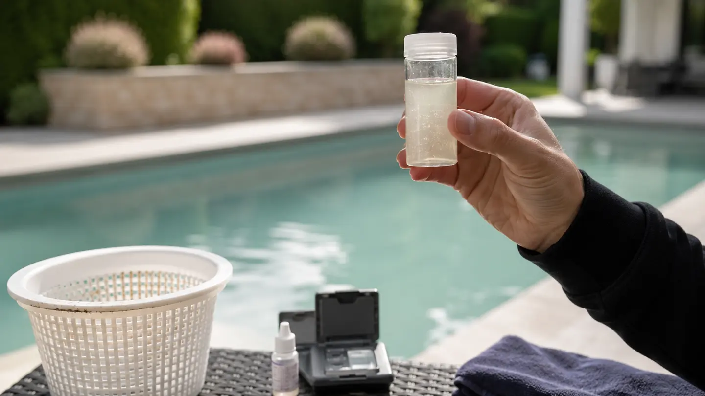 Pourquoi l’eau de ma piscine est-elle trouble ou blanchâtre ? — conseil illustré par RB Piscines à Valence (2)