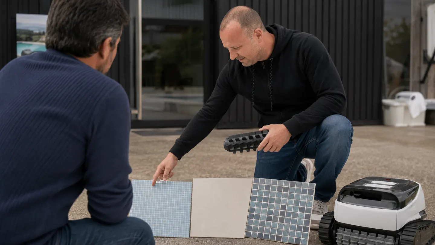 Quel robot pour un liner, un PVC armé ou du carrelage ? — conseil illustré par RB Piscines à Valence (2)