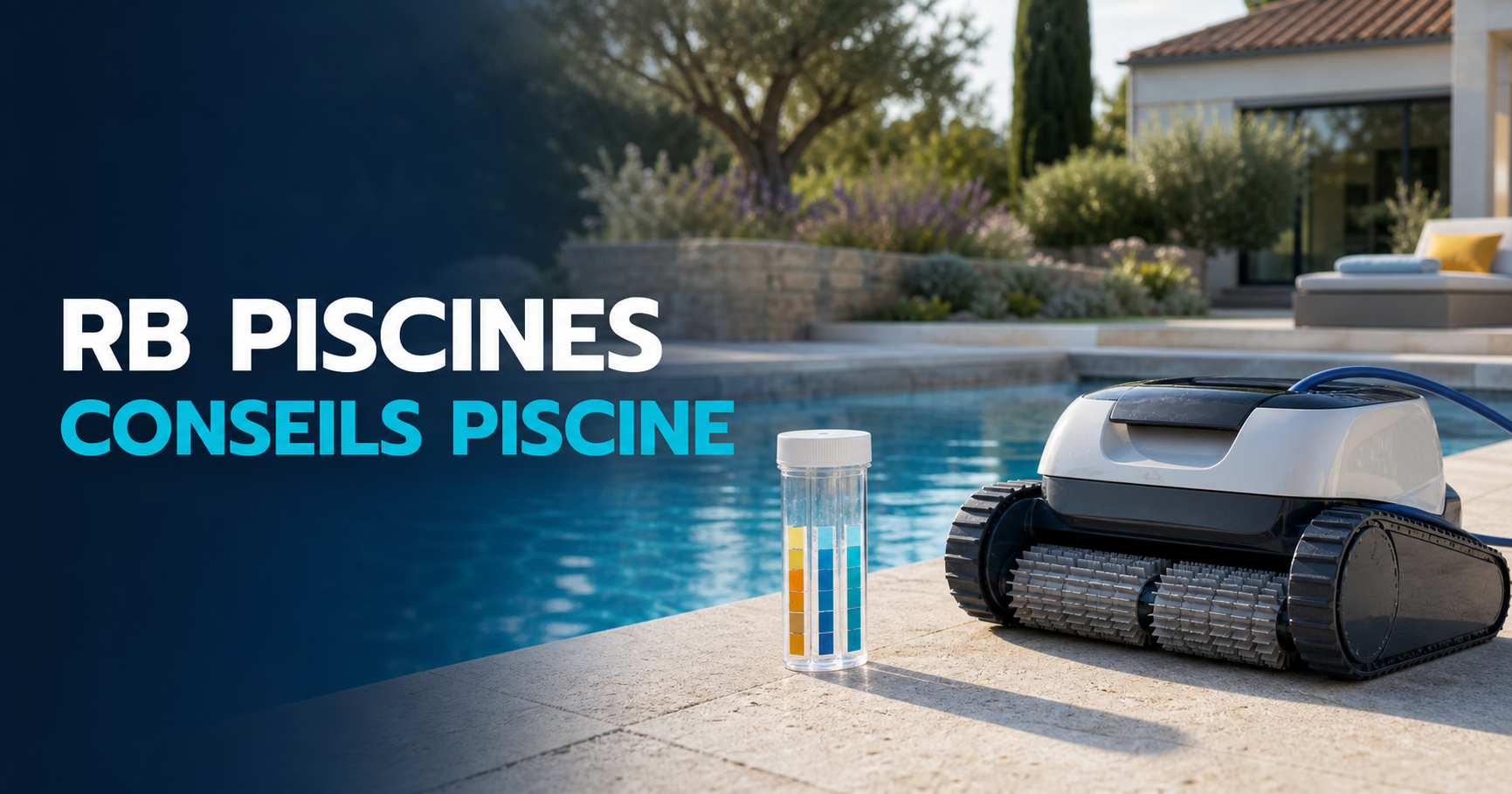 Un robot peut-il remplacer la filtration ? — conseil RB Piscines à Valence